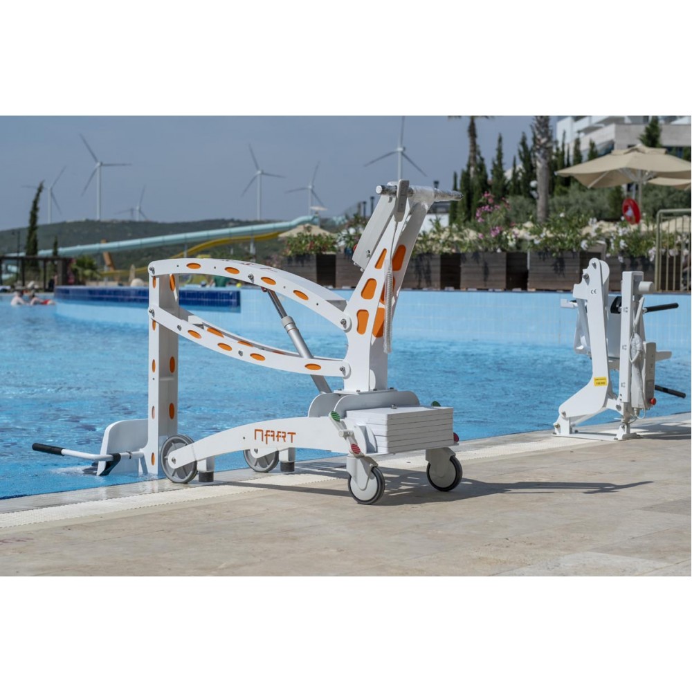 NART FREE POOL LIFT Φορητός Τροχήλατος Ανελκυστήρας Πρόσβασης - Μεταφοράς σε Πισίνα.    