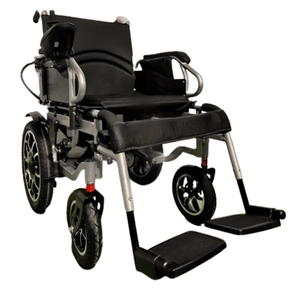Ηλεκτρικό Αναπηρικό Αμαξίδιο PE0101 Χαλύβδινου Σκελετού  Promoting Medical. Ασημί. 