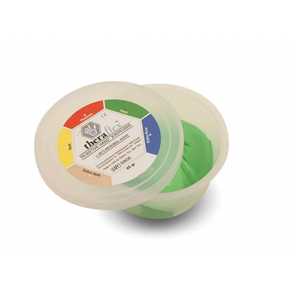 Πλαστελίνη Ασκήσεων Theraflex™ Putty. Πράσινο-Σκληρό. 85gr. AC-3203. Πλαστελίνη Ασκήσεων Theraflex™ Putty. Πράσινο-Σκληρό. 85gr. AC-3203.
