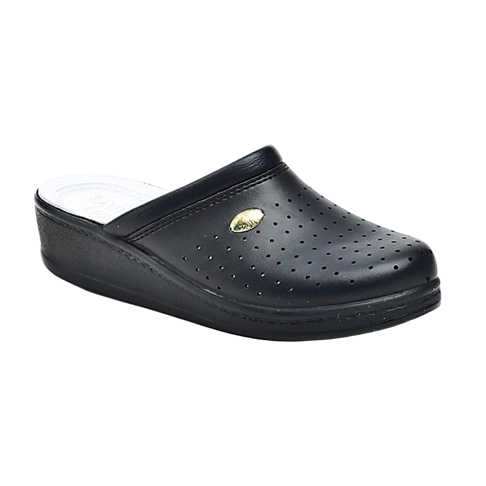 Γυναικεία Δερμάτινα Ανατομικά Σαμπώ RELAX. Ζεύγος. Μαύρο. 