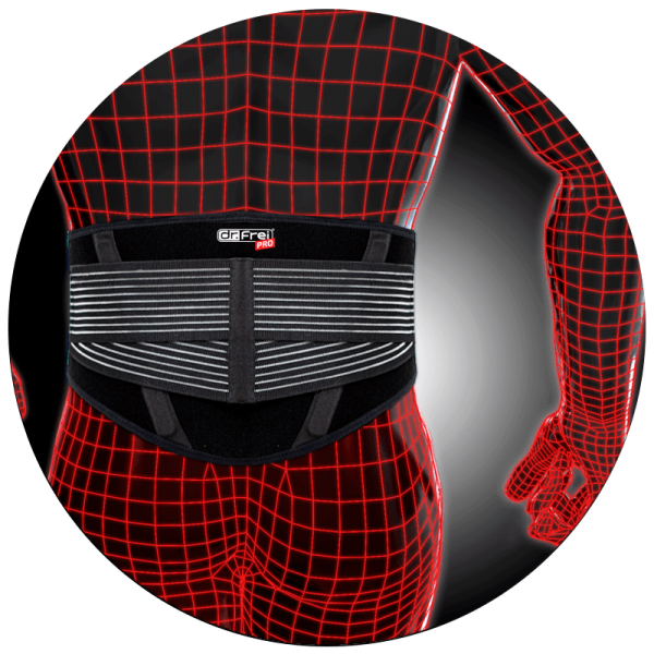 Αεριζόμενη Ζώνη Οσφύος από Neoprene με Ισχυρές Μπανέλες Στήριξης Dr Frei Pro S3041. One Size.  Αεριζόμενη Ζώνη Οσφύος από Neoprene με Ισχυρές Μπανέλες Στήριξης Dr Frei Pro S3041. One Size.