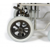 Αναπηρικό Αμαξίδιο Πτυσσόμενο SMART. Συμπαγείς Τροχοί PU 24''.  Πλάτος Καθίσματος 51cm. Ασημί.