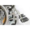 Αναπηρικό Αμαξίδιο Στενό Πτυσσόμενο SMART. Συμπαγείς Τροχοί PU 24''.  Πλάτος Καθίσματος 41cm. Ασημί.