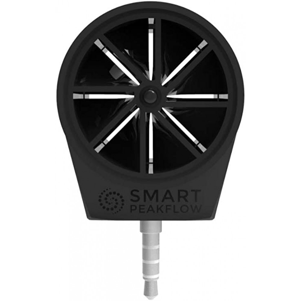 Ψηφιακό Ροόμετρο - Σπιρόμετρο Smart PeakFlow με Αντάπτορα Bluetooth Επικοινωνίας και Αποθήκευσης Δεδομένων Εξετάσεων. 