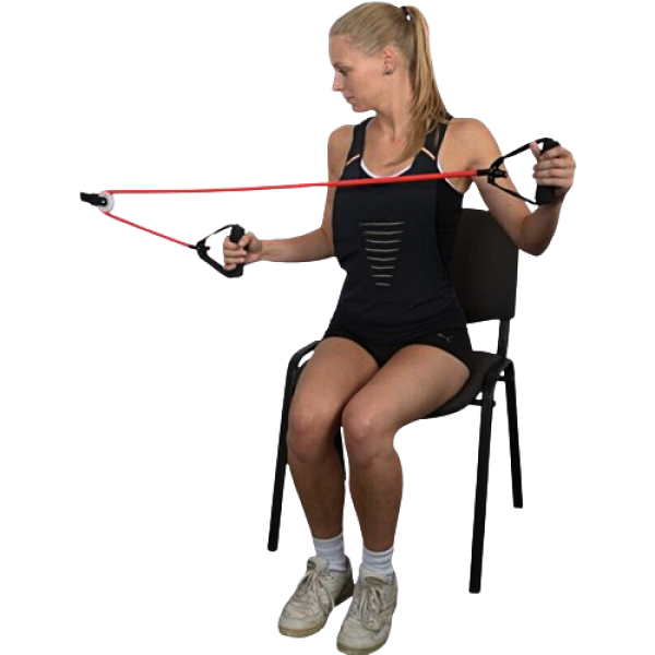 Τροχαλία Ασκήσεων Ώμων με Ελαστικό Σωλήνα MoVeS Shoulder Tube Pulley. Κόκκινο-Μέτριο. AC-3152. Τροχαλία Ασκήσεων Ώμων με Ελαστικό Σωλήνα MoVeS Shoulder Tube Pulley. Κόκκινο-Μέτριο. AC-3152.