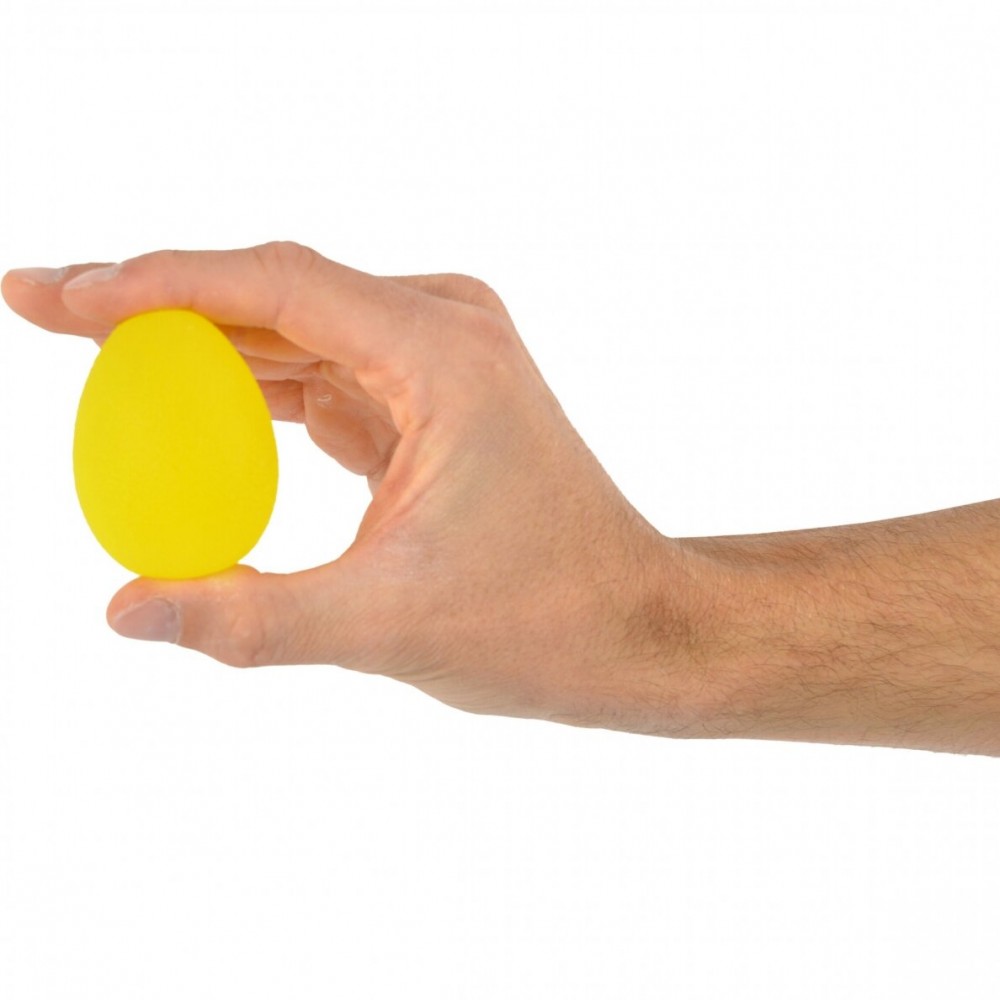 Ωοειδές Μπαλάκι Ασκήσεων Σιλικόνης Moves MANUS Squeeze Egg. Κίτρινο-Μαλακό. AC-4165.