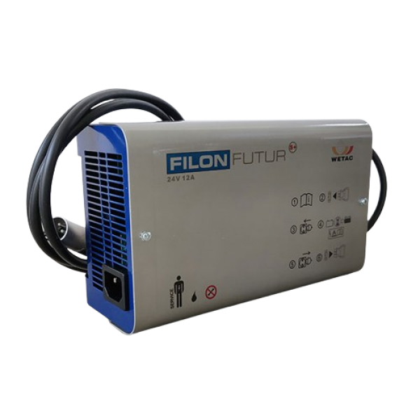 Φορτιστής Μπαταριών Αμαξιδίων-Scooter FILON FUTUR 24V 12A. 