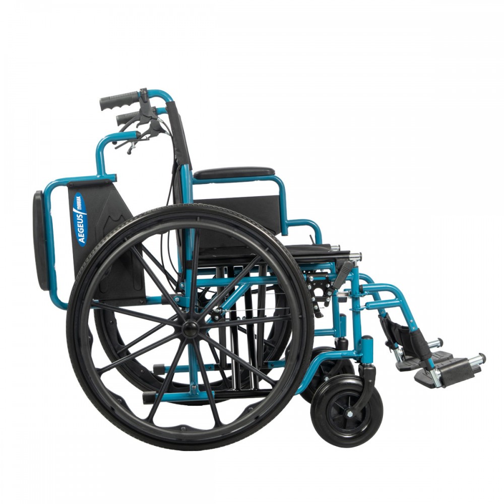 Αναπηρικό Αμαξίδιο Μεταφοράς “AEGEUS”. Τροχοί 24". Πλάτος Καθίσματος 43cm. 0815003.
