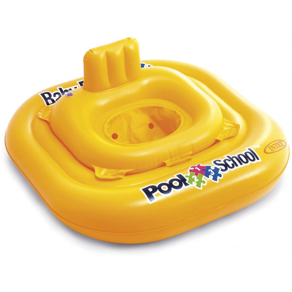 Περπατούρα Θαλάσσης Intex Pool School Deluxe Baby Float. 79x79cm. Κίτρινο. 56587. 
