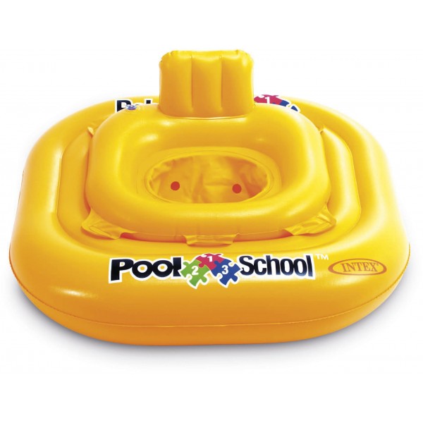 Περπατούρα Θαλάσσης Intex Pool School Deluxe Baby Float. 79x79cm. Κίτρινο. 56587. 