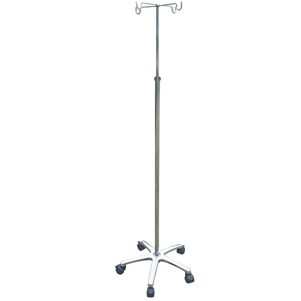 Στατώ Ορού Τετραπλό με Μεταλλική Βάση. 0806377. Στατώ Ορού Τετραπλό με Μεταλλική Βάση. 0806377.