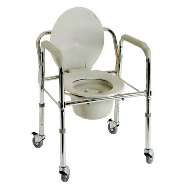 Κάθισμα Τουαλέτας Τροχήλατο Deluxe. AC-522W. Κάθισμα Τουαλέτας Τροχήλατο Deluxe. AC-522W.