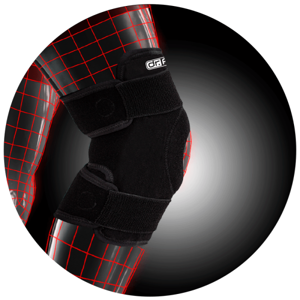 Επιγονατίδα Ανοικτού Τύπου One Size Dr Frei Pro S6035. Αμφιδέξιο. Μαύρο.  Επιγονατίδα Ανοικτού Τύπου One Size Dr Frei Pro S6035. Αμφιδέξιο. Μαύρο.