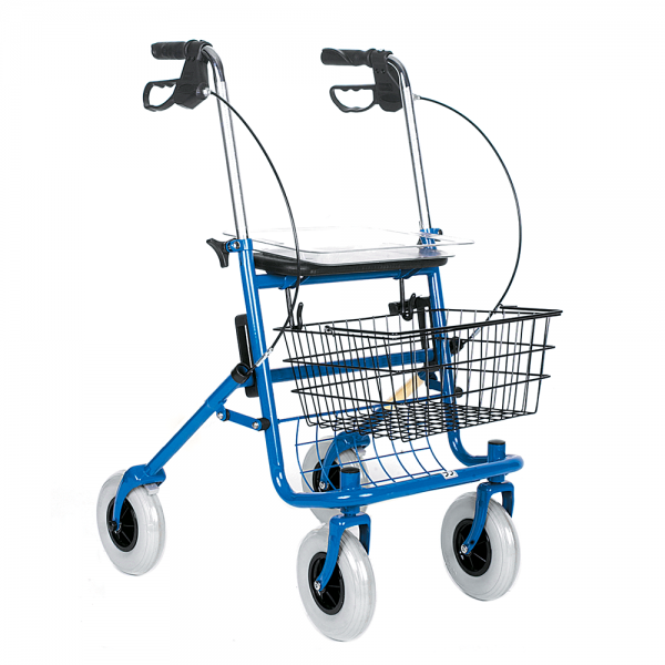 Περιπατητήρας 'Rollator Deluxe' Πτυσσόμενος Ρυθμιζόμενου Ύψους. Μπλε. VITA 09-2-068.              Περιπατητήρας 'Rollator Deluxe' Πτυσσόμενος Ρυθμιζόμενου Ύψους. Μπλε. VITA 09-2-068.