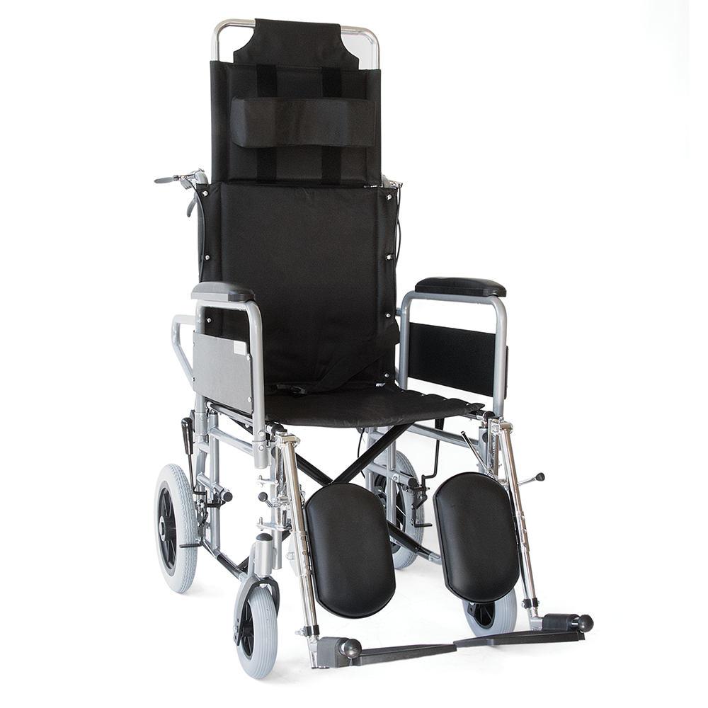 Αναπηρικό Αμαξίδιο Μεταφοράς VT507 RECLINER Ανακλινόμενης Πλάτης και Υποπόδιων. Φρένα Συνοδού. Πλάτος Καθίσματος 46cm. VITA 09-2-119.  