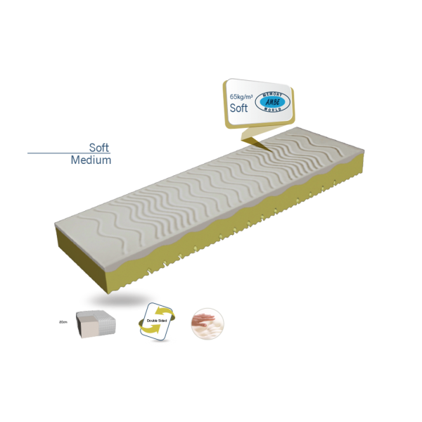 Στρώμα Ύπνου AMVE AMARIGIA από Waterfoam και Memory Natural Foam. 90x200x20cm. Στρώμα Ύπνου AMVE AMARIGIA από Waterfoam και Memory Natural Foam. 90x200x20cm.