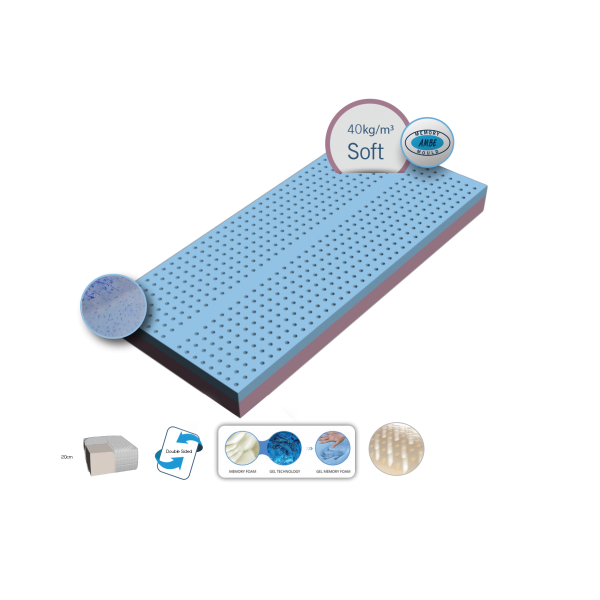 Στρώμα Ύπνου AMVE MED AIR από Τεχνικό Latex και Memory Natural Foam. 90x200x20cm. Στρώμα Ύπνου AMVE MED AIR από Τεχνικό Latex και Memory Natural Foam. 90x200x20cm.