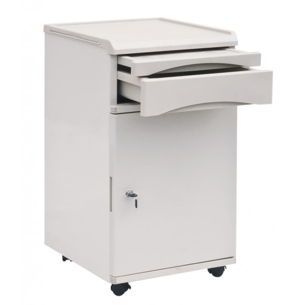 Νοσοκομειακό Κομοδίνο Μεταλλικό. Λευκό. 0806647.  Νοσοκομειακό Κομοδίνο Μεταλλικό. Λευκό. 0806647.