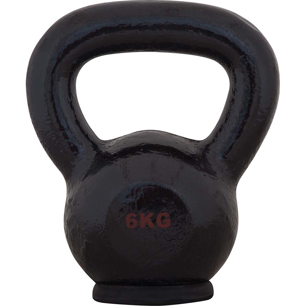 AMILA Kettlebell Cast Iron Rubber Base 6Kg