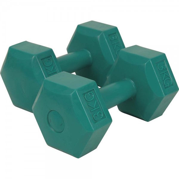 Αλτήρας Εξάγωνος Plastic Series 3,00Kg (Ζευγάρι) Αλτήρας Εξάγωνος Plastic Series 3,00Kg (Ζευγάρι)