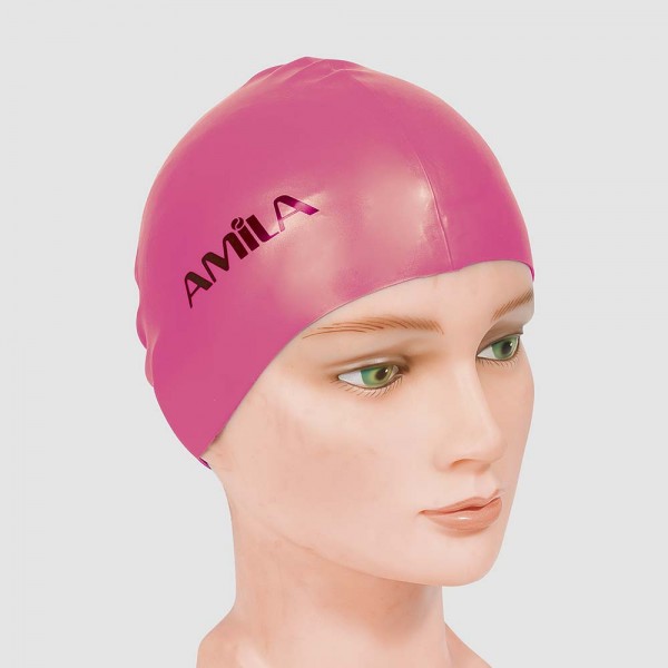 Σκουφάκι Κολύμβησης AMILA Basic Ροζ Σκουφάκι Κολύμβησης AMILA Basic Ροζ