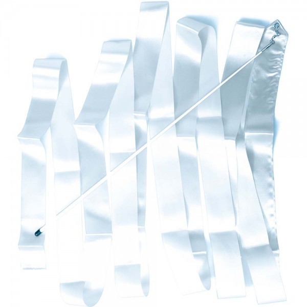 Κορδέλα Ρυθμικής Γυμναστικής 5m, Άσπρη Κορδέλα Ρυθμικής Γυμναστικής 5m, Άσπρη