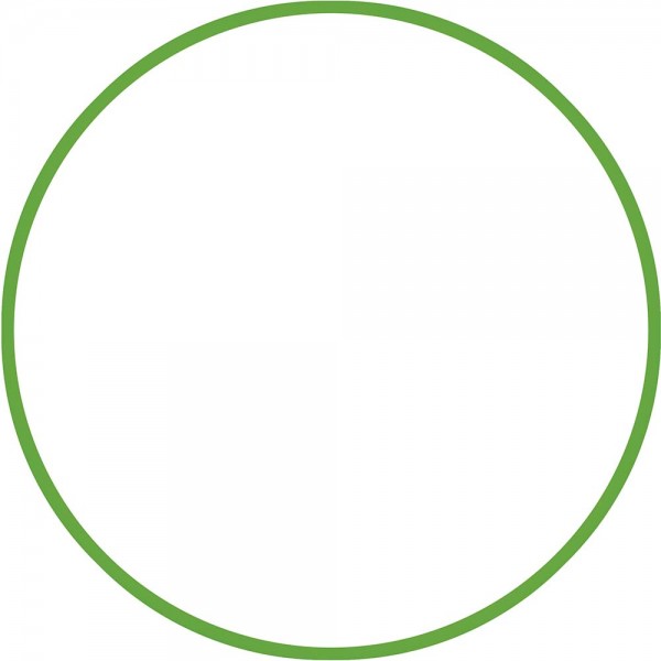 Χούλα-Χουπ 70cm - Φ19mm - 175gr, Πράσινο Χούλα-Χουπ 70cm - Φ19mm - 175gr, Πράσινο