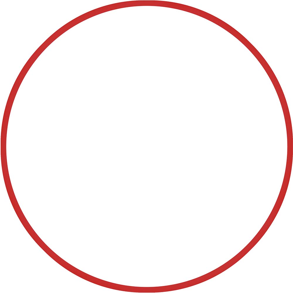 Χούλα-Χουπ 76cm - Φ18mm - 185gr, Κόκκινο Χούλα-Χουπ 76cm - Φ18mm - 185gr, Κόκκινο