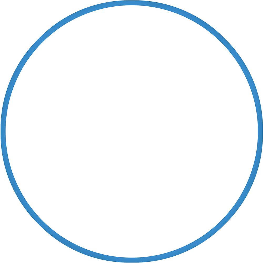 Χούλα-Χουπ 60cm - Φ18mm - 155gr, Μπλε Χούλα-Χουπ 60cm - Φ18mm - 155gr, Μπλε