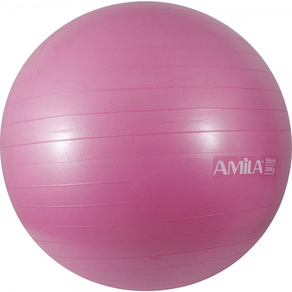Μπάλα Γυμναστικής AMILA GYMBALL 55cm Ροζ Bulk Μπάλα Γυμναστικής AMILA GYMBALL 55cm Ροζ Bulk
