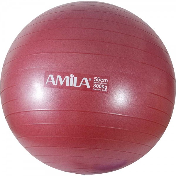 Μπάλα Γυμναστικής AMILA GYMBALL 55cm Κόκκινη Bulk Μπάλα Γυμναστικής AMILA GYMBALL 55cm Κόκκινη Bulk
