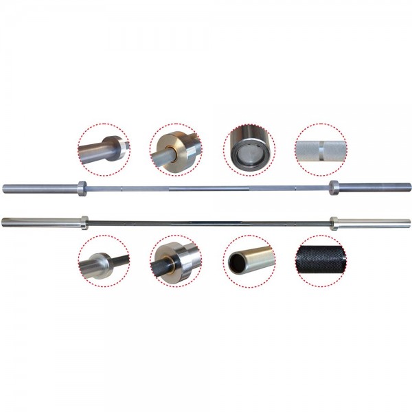 Ολυμπιακή Μπάρα 180cm 13Kg 700LBS Επίστρωση Χρώμιο Ολυμπιακή Μπάρα 180cm 13Kg 700LBS Επίστρωση Χρώμιο