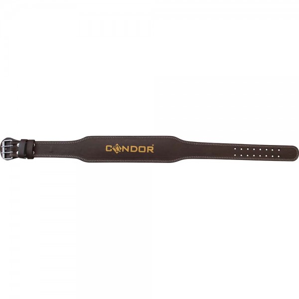 Ζώνη Άρσης Βαρών CONDOR Δερμάτινη Καφέ C Quality L