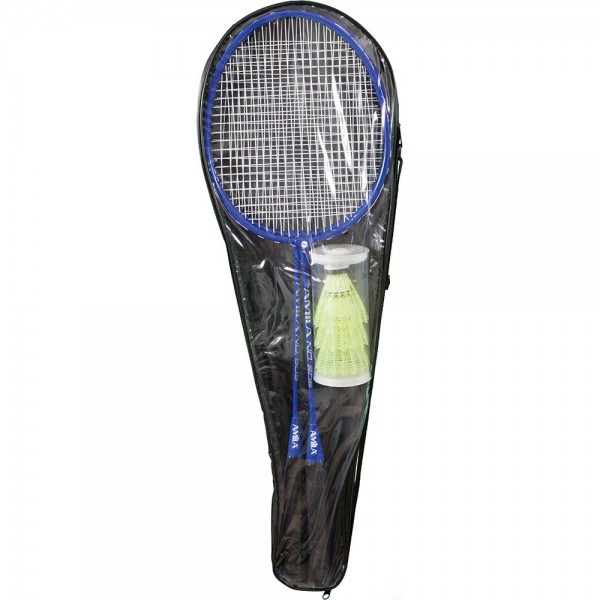 ΣΕΤ 2 ΡΑΚΕΤΕΣ BADMINTON ΜΕΤΑΛΛΙΚΕΣ ΚΑΙ 3 ΜΠΑΛΑΚΙΑ ΣΕΤ 2 ΡΑΚΕΤΕΣ BADMINTON ΜΕΤΑΛΛΙΚΕΣ ΚΑΙ 3 ΜΠΑΛΑΚΙΑ