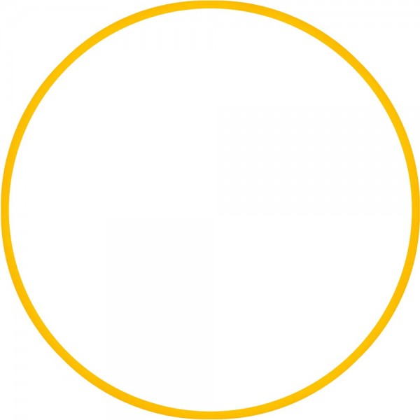 Χούλα-Χουπ HQ 60cm - Φ19mm - 230gr, Κίτρινο Χούλα-Χουπ HQ 60cm - Φ19mm - 230gr, Κίτρινο
