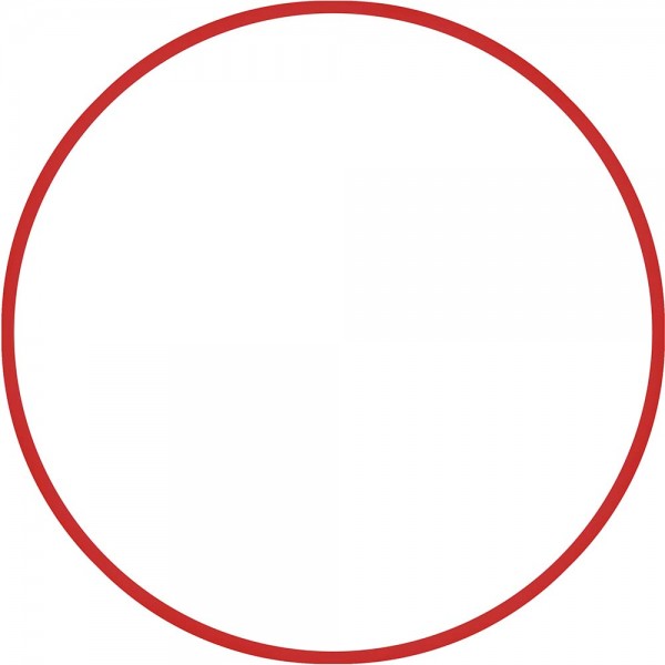 Χούλα-Χουπ HQ 70cm - Φ19mm - 280gr, Κόκκινο