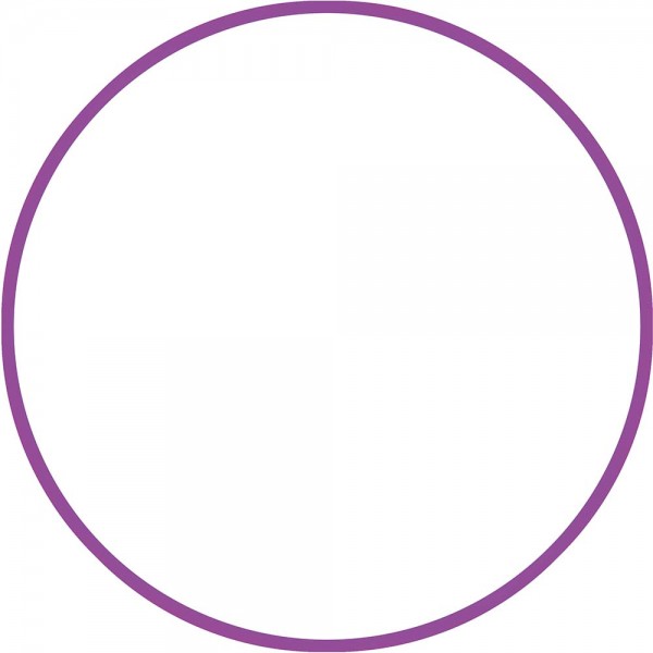 Χούλα Χουπ HQ 80cm - Φ19mm - 330gr, Μωβ