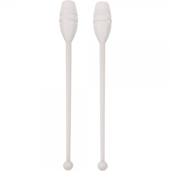 Κορίνες Ρυθμικής Γυμναστικής Παιδικές 36cm Σκληρές, Λευκές Κορίνες Ρυθμικής Γυμναστικής Παιδικές 36cm Σκληρές, Λευκές