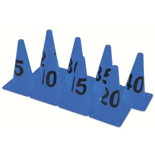 Κώνοι με Νούμερα Σετ 8τμχ Μπλε Κώνοι με Νούμερα Σετ 8τμχ Μπλε