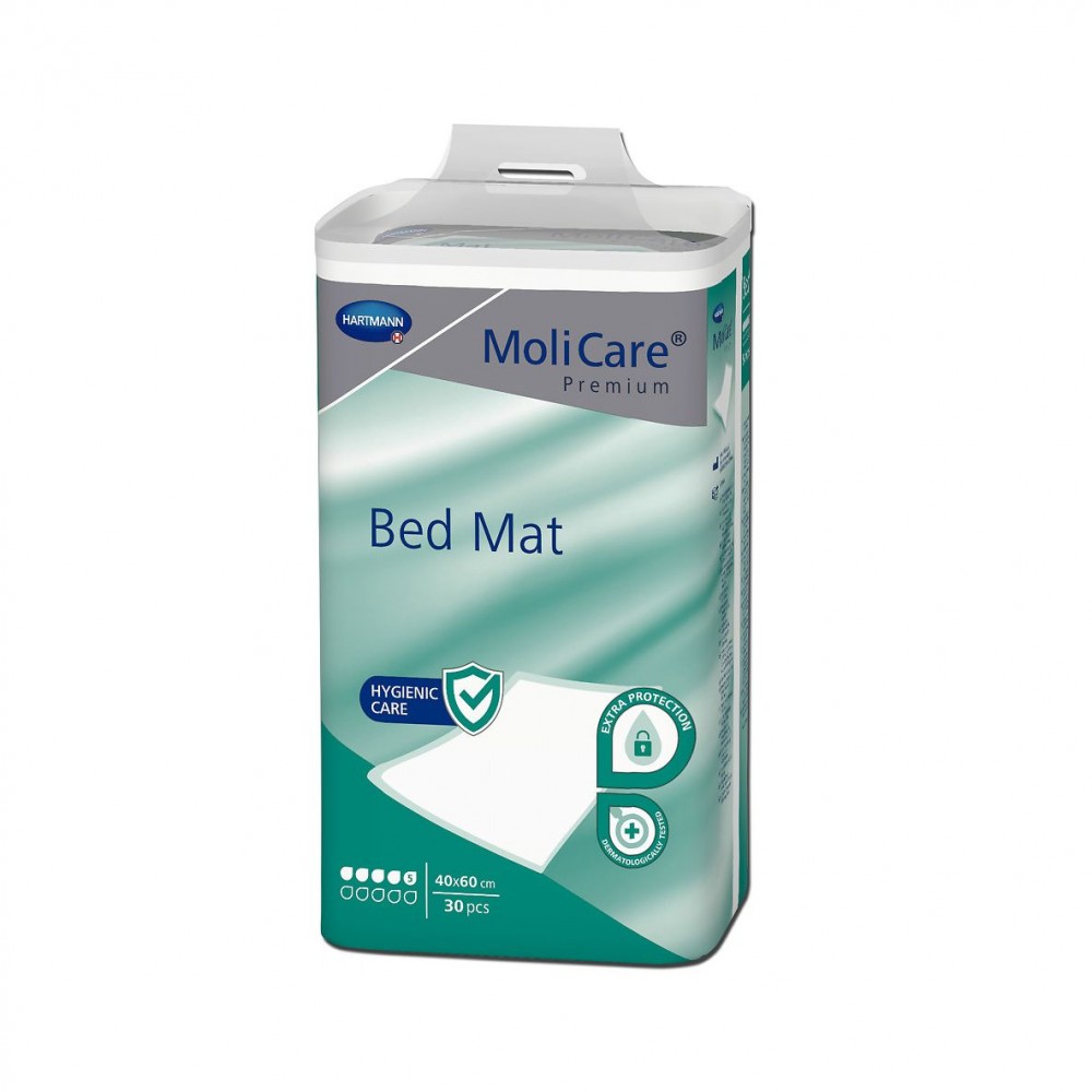 Υποσέντονο Μίας Χρήσης MoliCare® Premium Bed Mat 5 Σταγόνων 40x60cm. 30Τεμάχια.