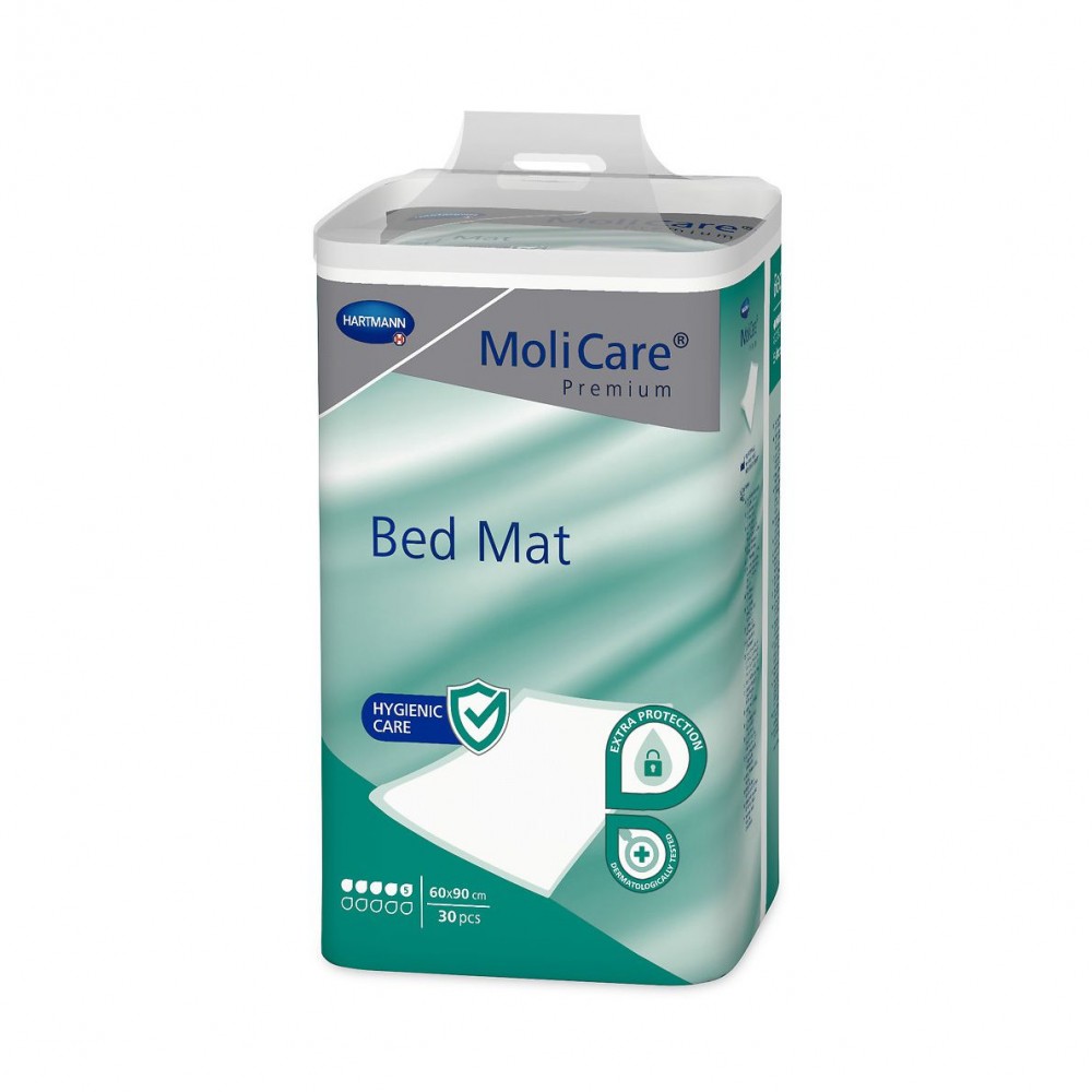 Υποσέντονο Μίας Χρήσης MoliCare® Premium Bed Mat 5 Σταγόνων 60x90cm. 30Τεμάχια. 