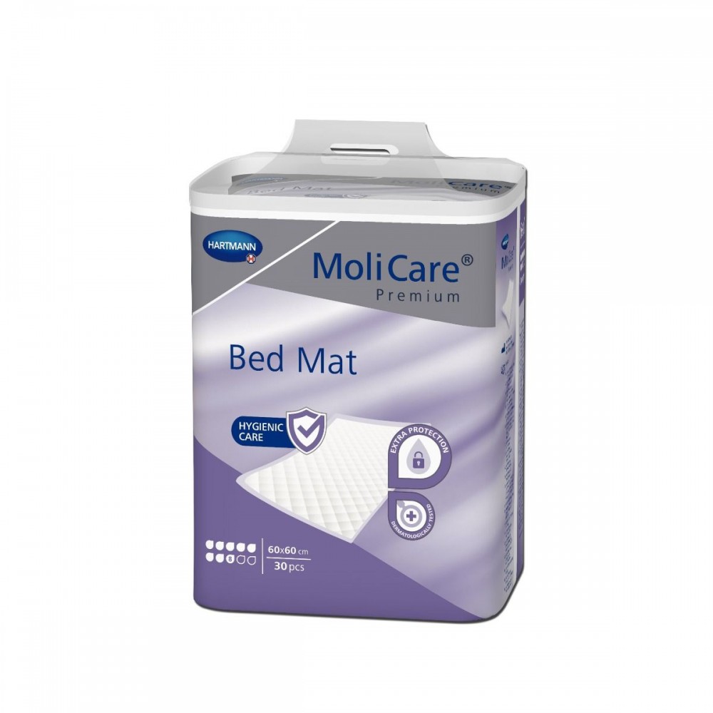 Υποσέντονο Μίας Χρήσης MoliCare Premium Bed Mat 8 Σταγόνων 60x60cm. 30Τεμάχια.