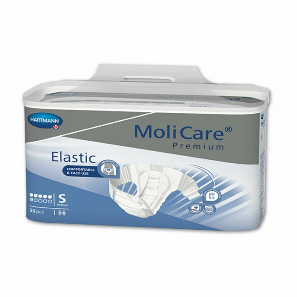 Πάνες Σλιπάκι Ημέρας Ανδρικές - Γυναικείες MoliCare Premium Slip Elastic 6 Σταγόνων. Μέγεθος Small. 30 Τεμάχια. Πάνες Σλιπάκι Ημέρας Ανδρικές - Γυναικείες MoliCare Premium Slip Elastic 6 Σταγόνων. Μέγεθος Small. 30 Τεμάχια.
