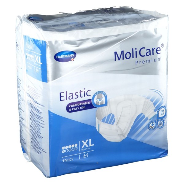 Πάνες Σλιπάκι Ημέρας Ανδρικές - Γυναικείες MoliCare Premium Slip Elastic 6 Σταγόνων. Μέγεθος XLarge. 14 Τεμάχια. Πάνες Σλιπάκι Ημέρας Ανδρικές - Γυναικείες MoliCare Premium Slip Elastic 6 Σταγόνων. Μέγεθος XLarge. 14 Τεμάχια.