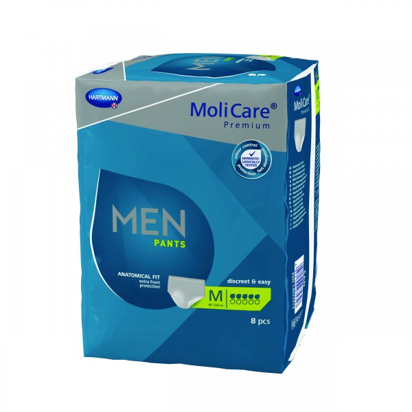 Ανδρικό Εσώρουχο Ελαφράς Ακράτειας MoliCare Premium Men Pants 5 Σταγόνων. Μέγεθος Medium. 8 Τεμάχια. Ανδρικό Εσώρουχο Ελαφράς Ακράτειας MoliCare Premium Men Pants 5 Σταγόνων. Μέγεθος Medium. 8 Τεμάχια.