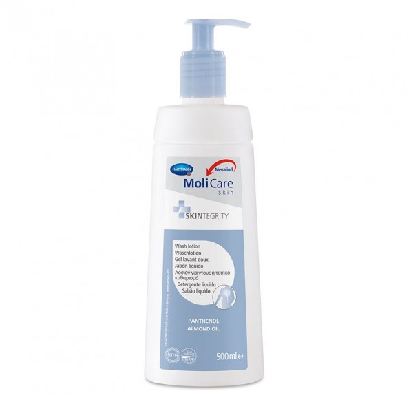 MoliCare Skin Λοσιόν Καθαρισμού του Δέρματος για Ντους. Συσκευασία 500ml.  MoliCare Skin Λοσιόν Καθαρισμού του Δέρματος για Ντους. Συσκευασία 500ml.