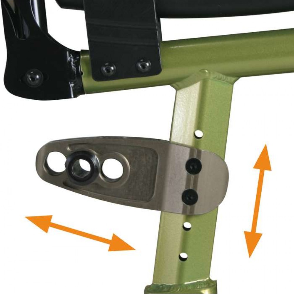 Sport Lightweight Folding Wheelchair ERGO LIVE Multifunctional. Dark Grey. Seat width 41cm.