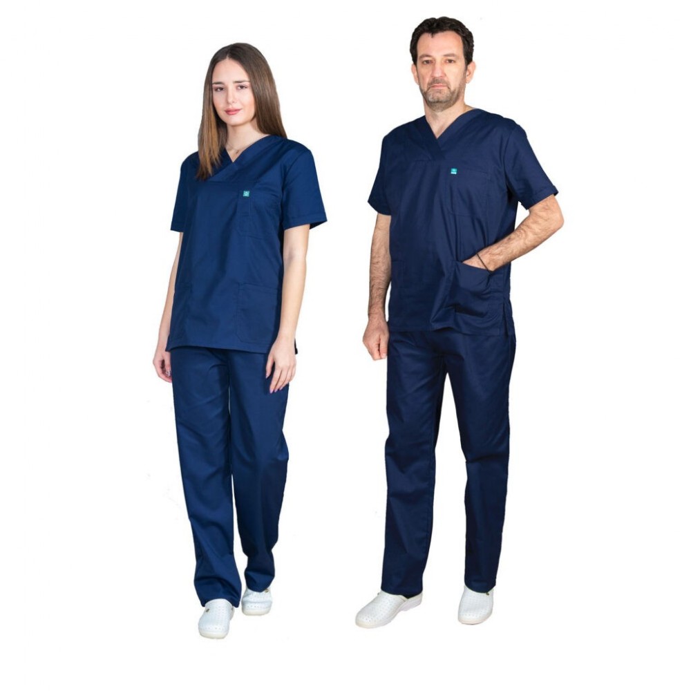 Ιατρική Στολή UNISEX CLASSIC. Σκούρο Μπλε. Ιατρική Στολή UNISEX CLASSIC. Σκούρο Μπλε.