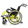 TEKNA TILT JUNIOR Multipurpose Wheelchair by Progeo with Tilt Function. Light Green. Seat width 27cm.
