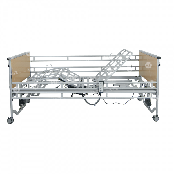 Ηλεκτρικό Κρεβάτι Νοσηλείας, Πολύσπαστο με Μεταλλικά Πλαϊνά, Ξύλινες Μετώπες και Ρόδες. V-ERGO. Ηλεκτρικό Κρεβάτι Νοσηλείας, Πολύσπαστο με Μεταλλικά Πλαϊνά, Ξύλινες Μετώπες και Ρόδες. V-ERGO.